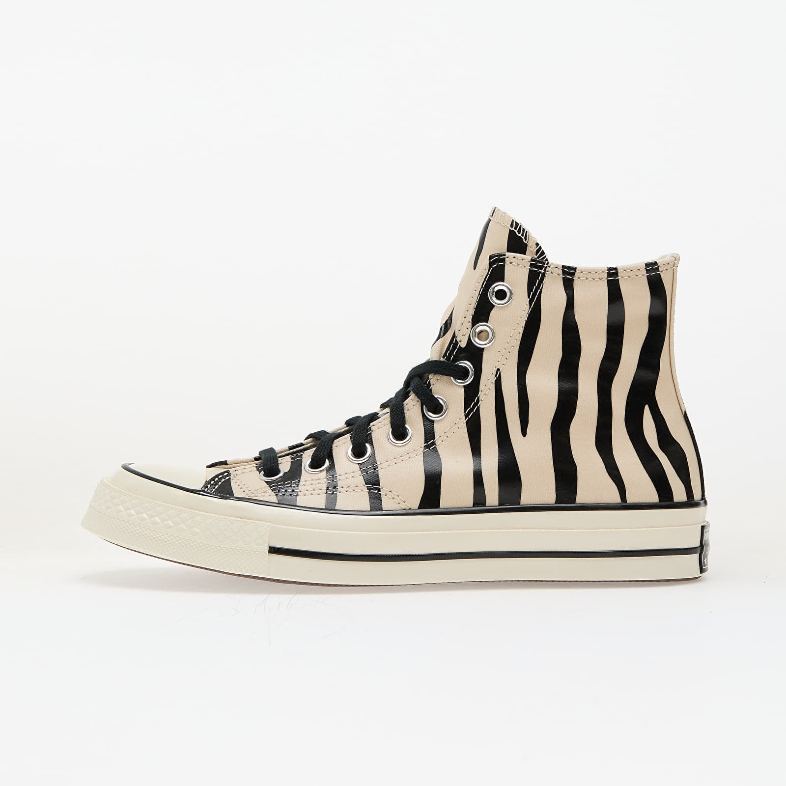 Herresko Converse Glow-In-The-Dark Zebra Print Light Dune/ Black/ Egret