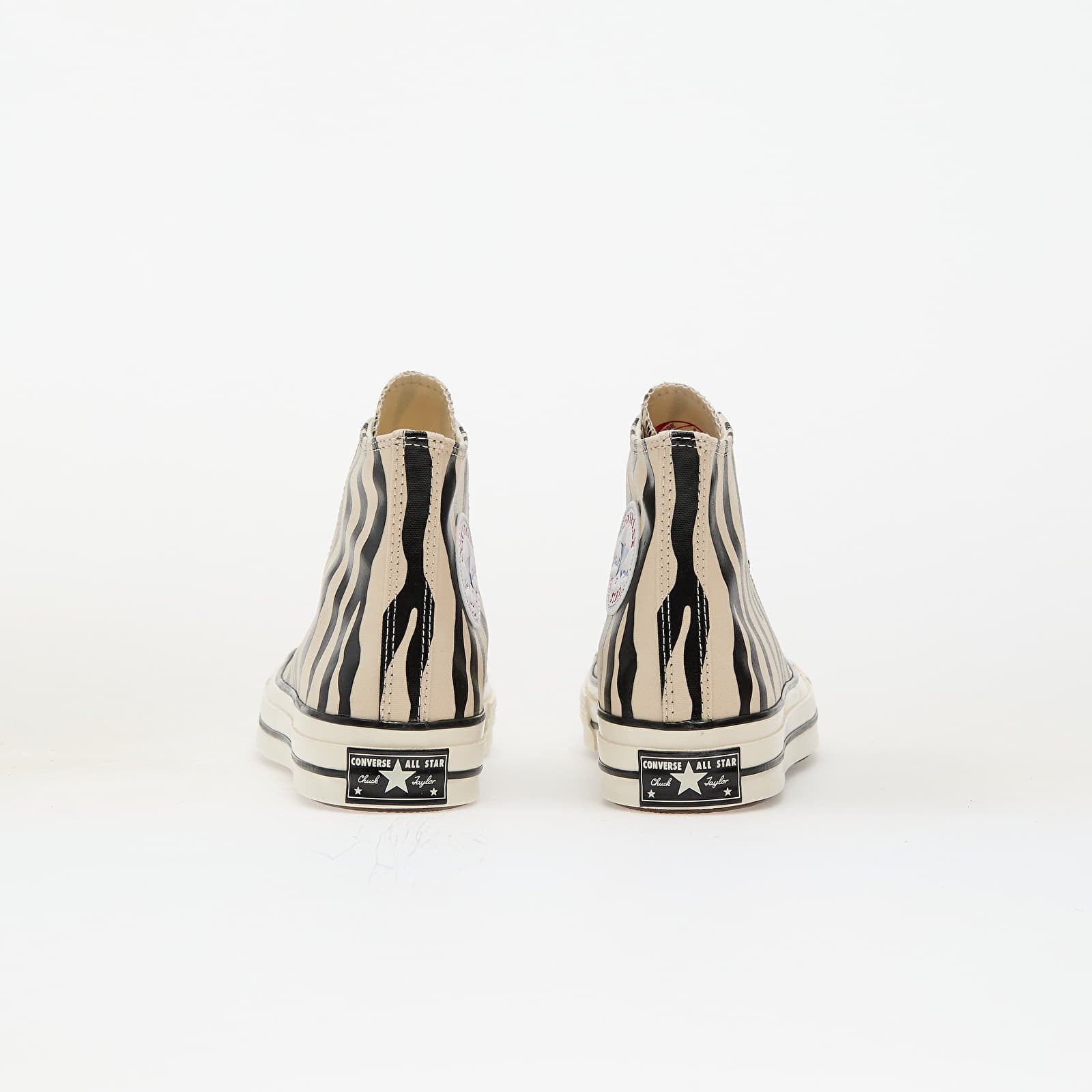 Herresko Converse Glow-In-The-Dark Zebra Print Light Dune/ Black/ Egret