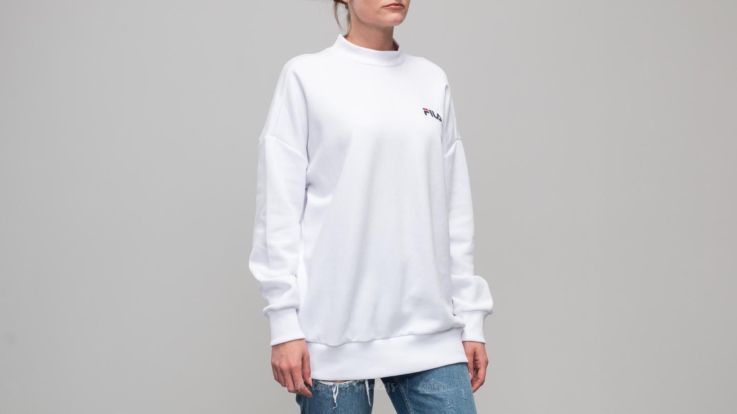 Hoodies and sweatshirts FILA Asta 2.0 Turtle Sweat Bright White Footshop