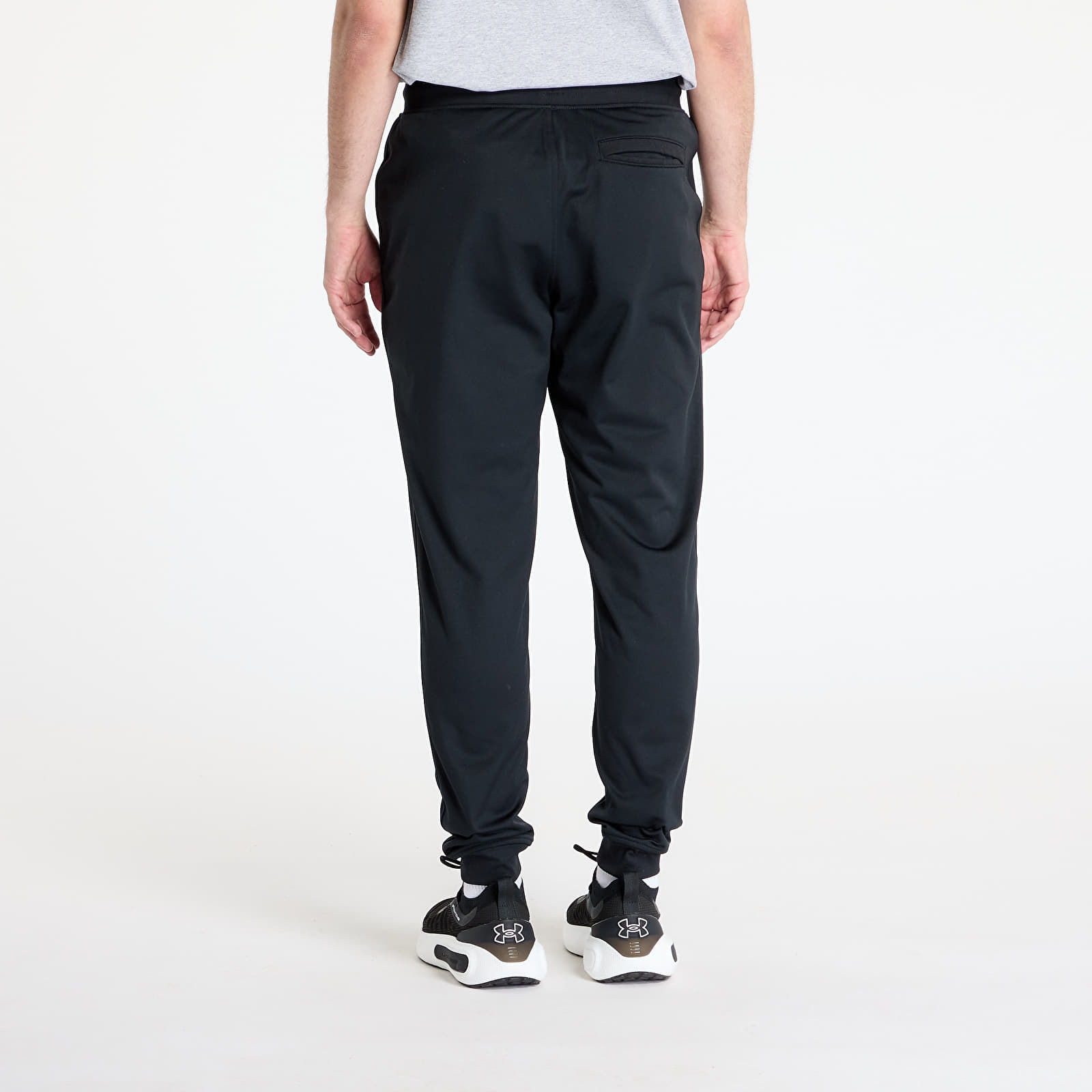Kalhoty Under Armour Sportstyle Tricot Jogger Black/ White