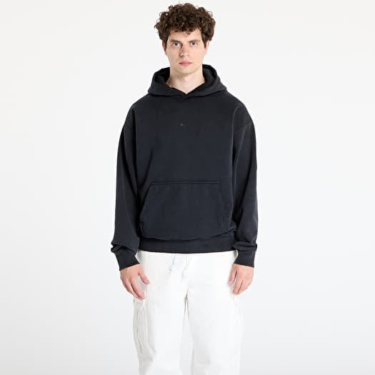 Nike Solo Swoosh Men's French Terry Pullover Hoodie Black/ Black