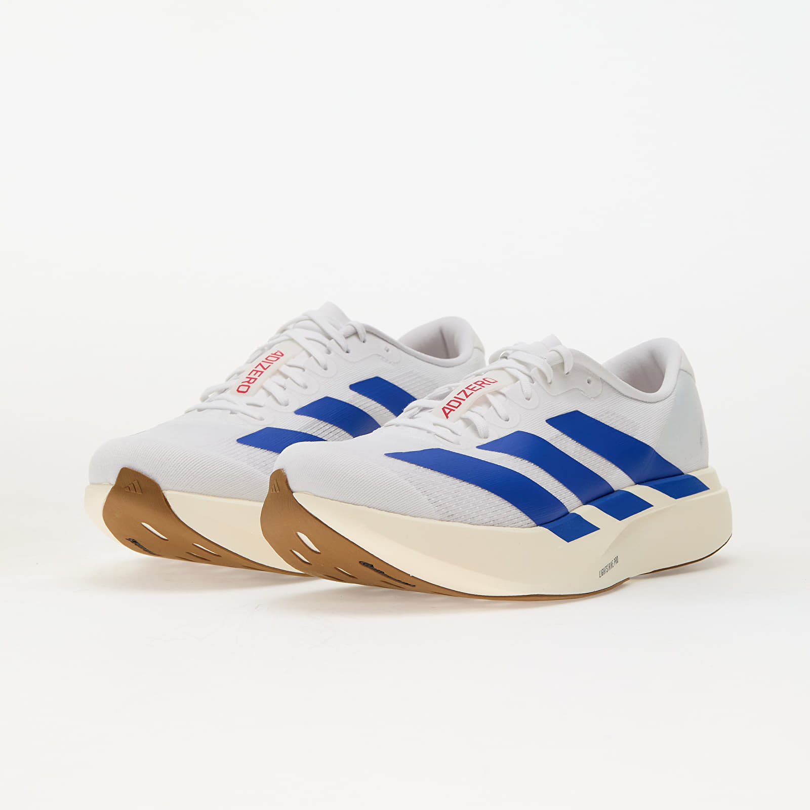 Vīriešu apavi adidas Adizero EVO SL Ftwr White/ Team Royal Blue/ Pure Ruby