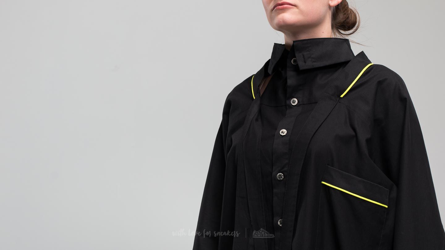 Shirts Footshop x Petra Ptáčková ZERO WASTE Cut Out Longsleeve Shirt Black