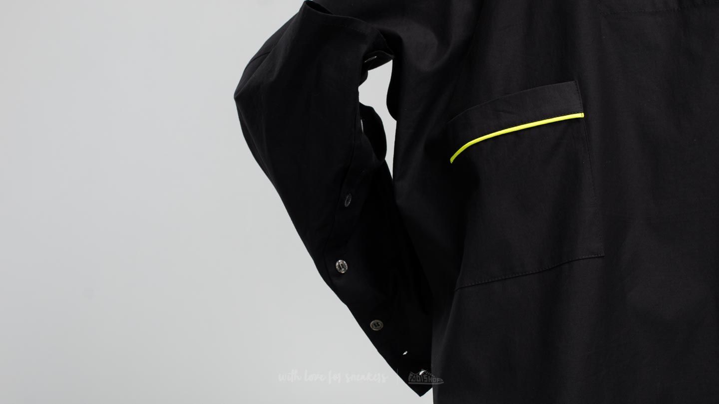 Shirts Footshop x Petra Ptáčková ZERO WASTE Cut Out Longsleeve Shirt Black