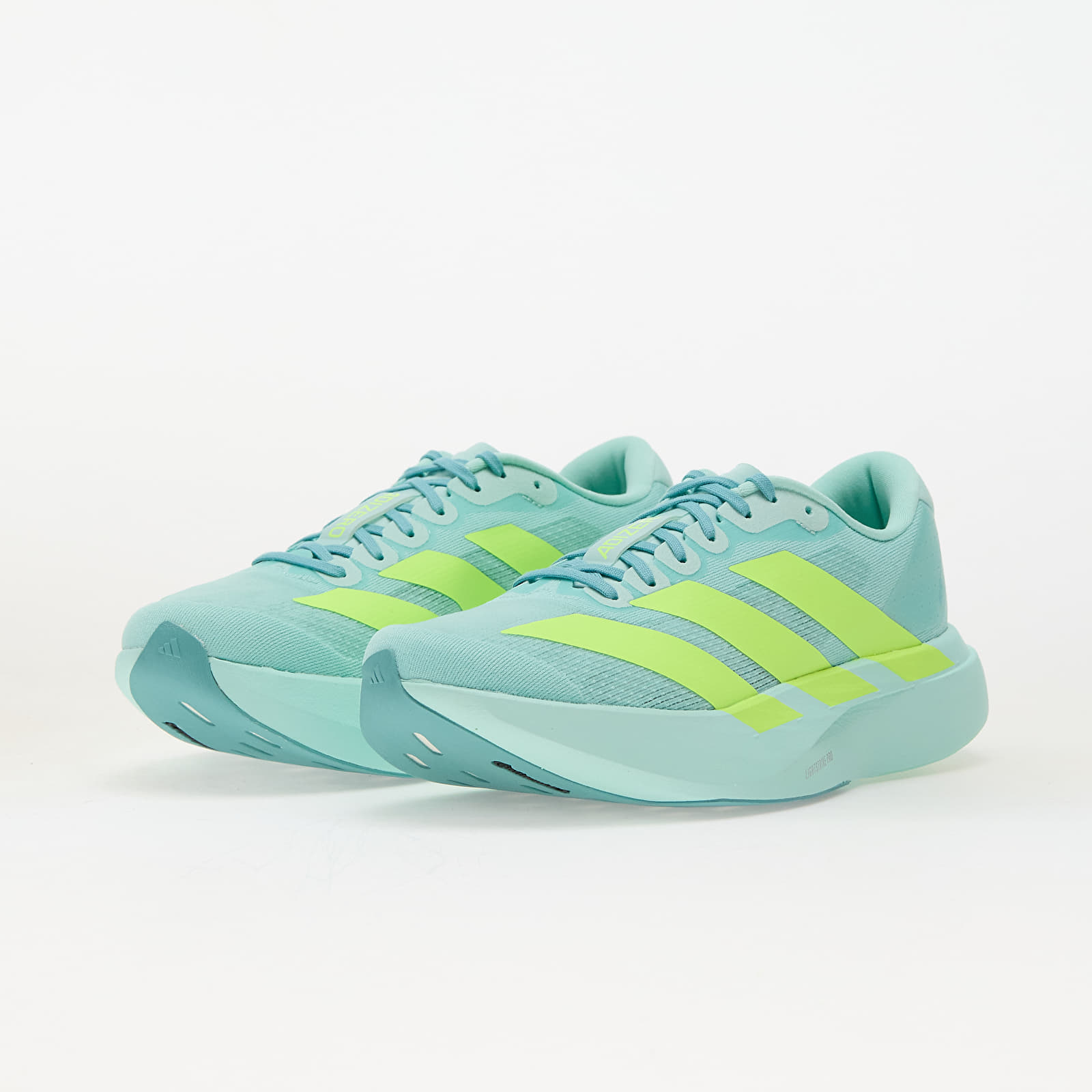 Naiste jalatsid adidas Adizero EVO SL Semi Flash Aqua/ Lucid Lemon/ Mint Ton
