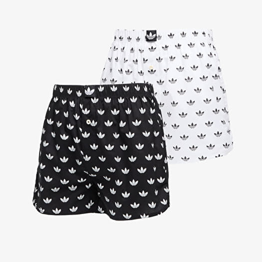 adidas Woven Boxer 2-Pack Black/ White