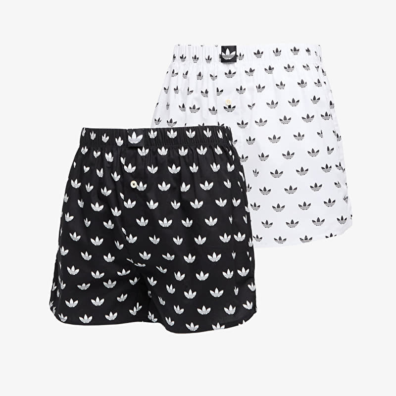 Boxershorts adidas Woven Boxer 2-Pack Black/ White