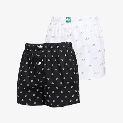 adidas Woven Boxer 2-Pack Black/ White