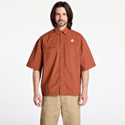 Nike ACG "Orb Weaver" UV Repel Short-Sleeve Shirt Cinnamon/ Picante Red/ Summit White