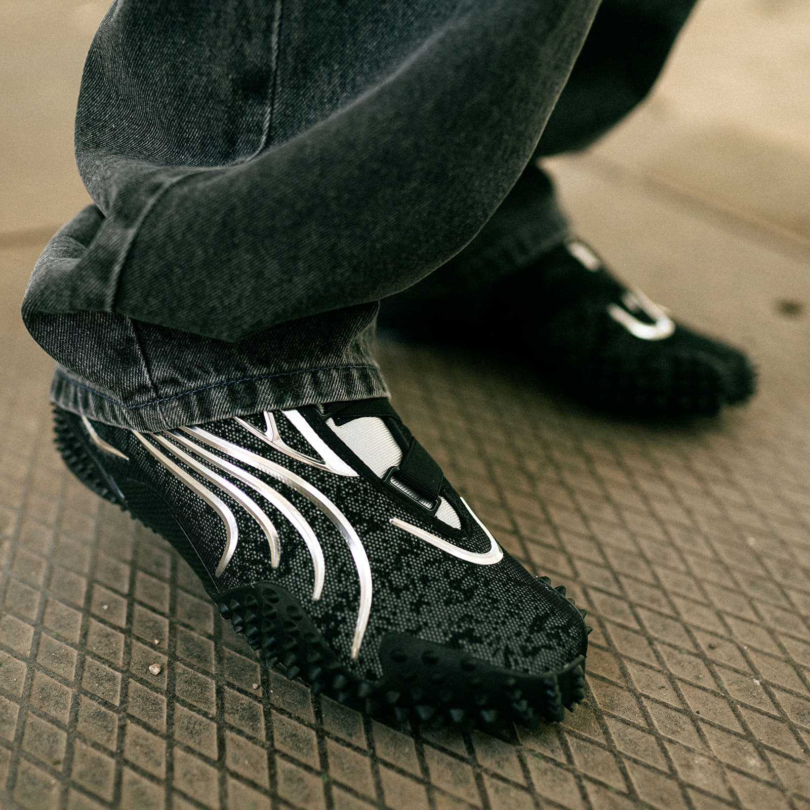 Men's shoes Puma Mostro Metallic Puma Black-Puma Silver