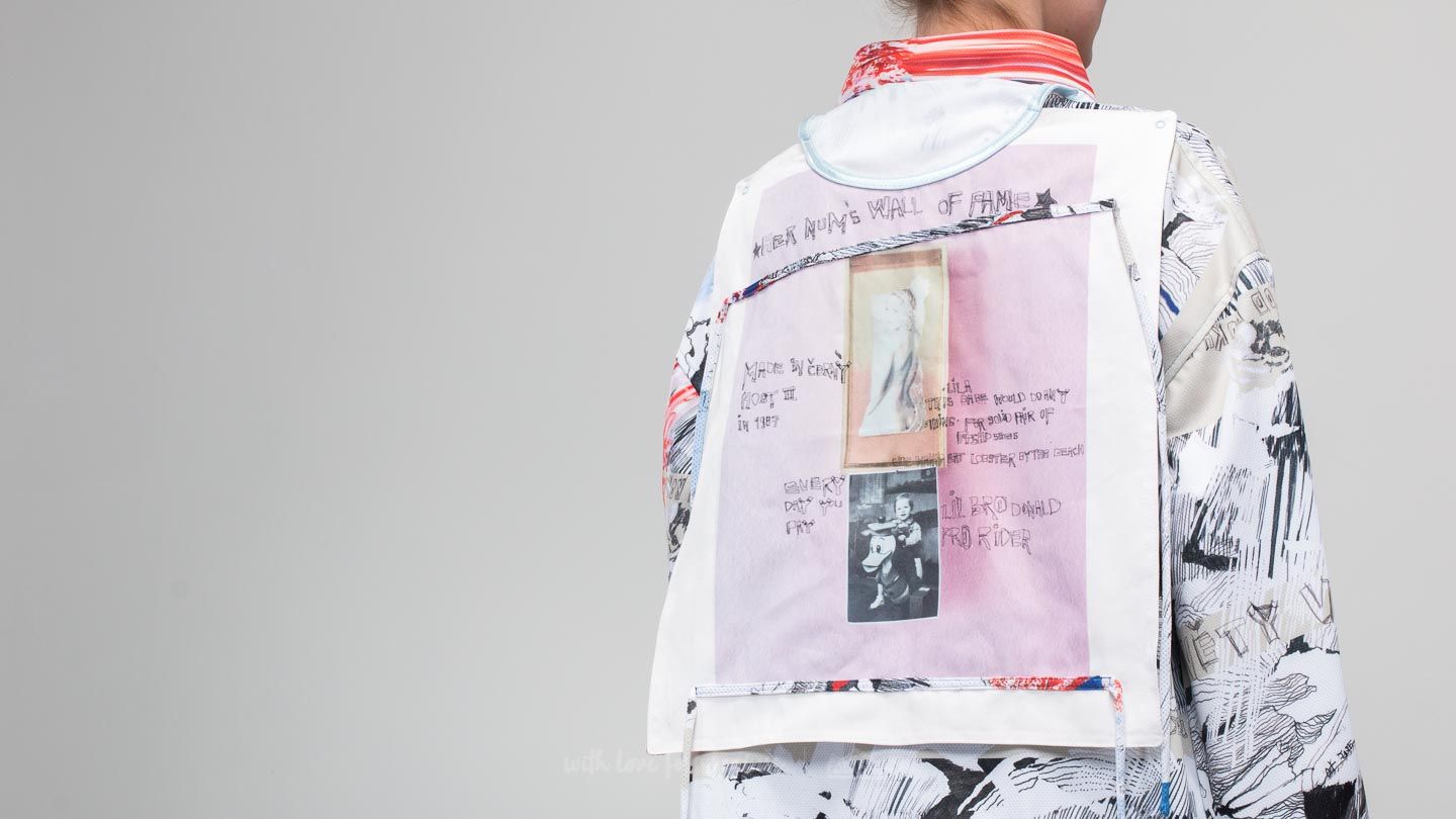 Jakker Footshop x Petra Ptáčková ZERO WASTE Rain Jacket Backpack Olive/ Beige
