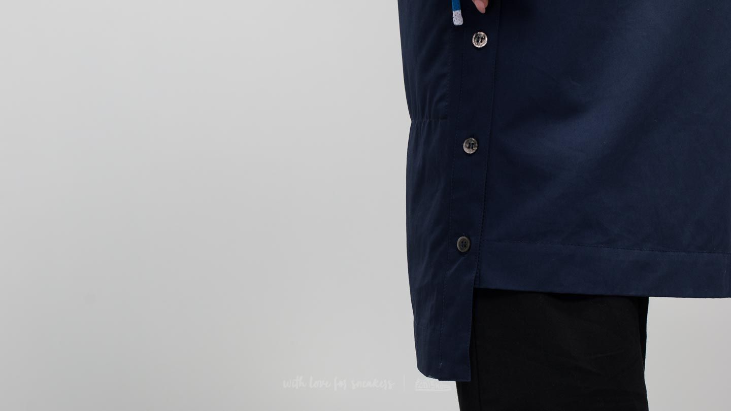 Bundy a kabáty Footshop x Petra Ptáčková ZERO WASTE Out Of Box Adjustable Coat Navy