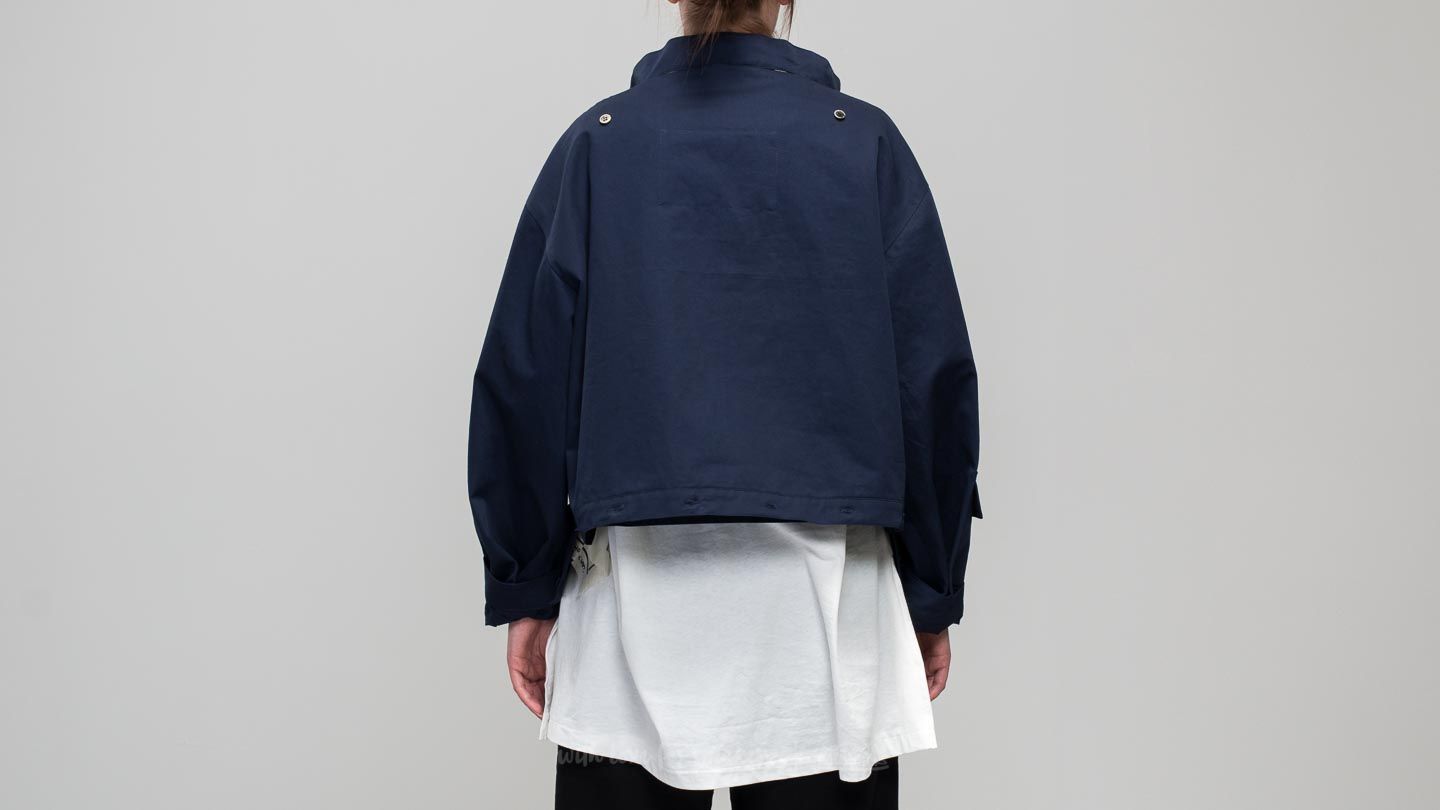Bundy a kabáty Footshop x Petra Ptáčková ZERO WASTE Out Of Box Adjustable Coat Navy