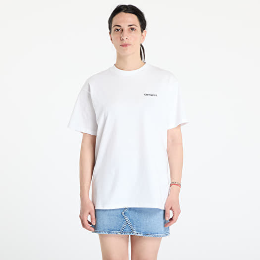 Tričko Carhartt WIP S/S Script Embroidery T-Shirt White