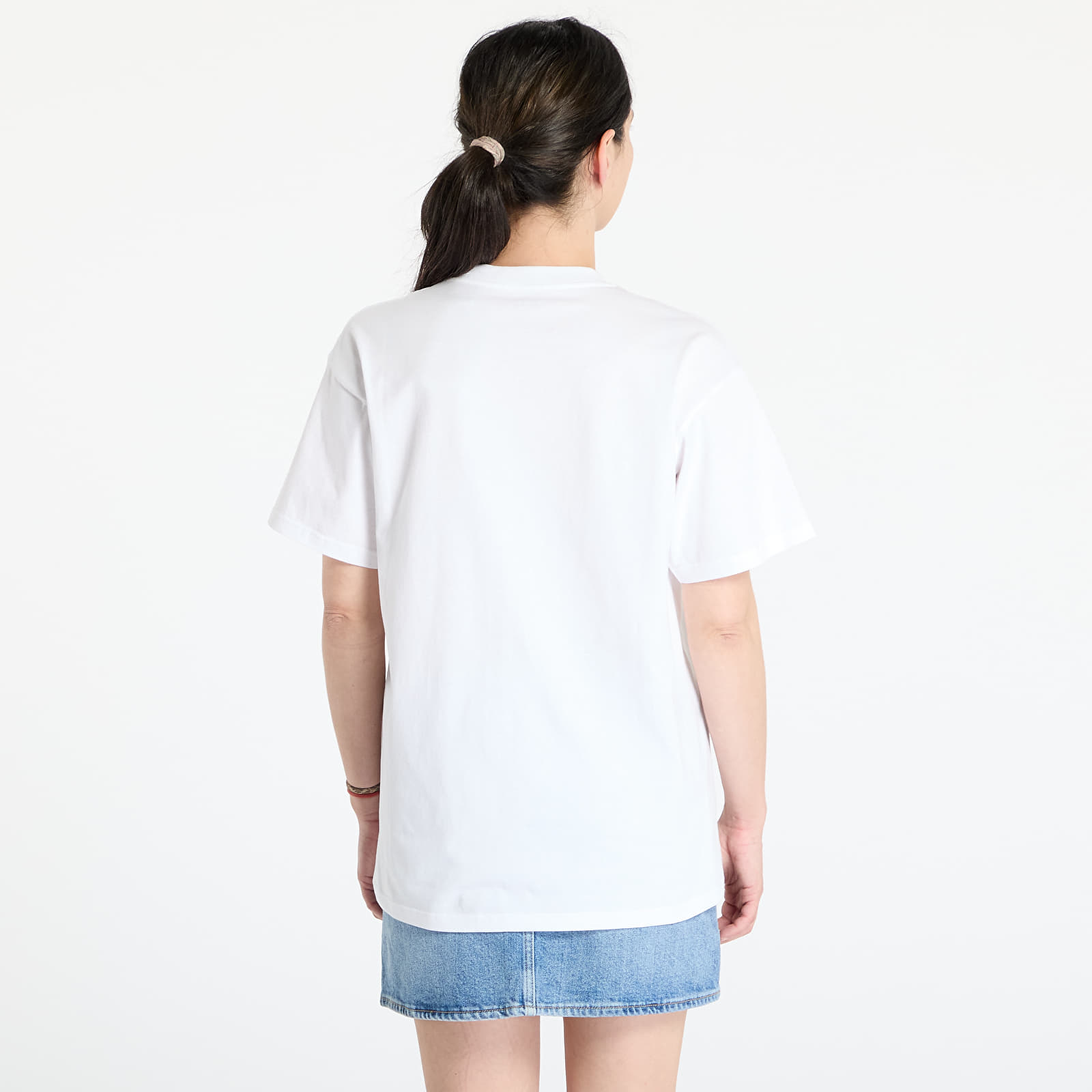 T-Shirts Carhartt WIP S/S Script Embroidery T-Shirt White