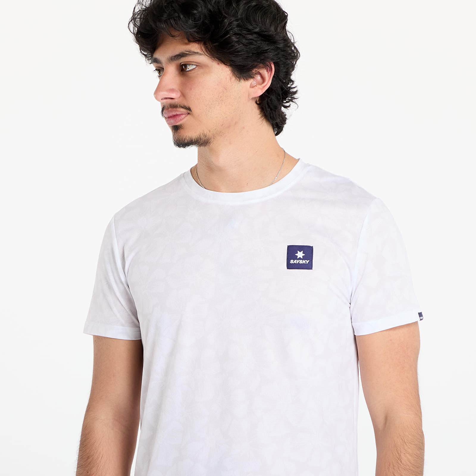 Pólók SAYSKY Flower Combat T-Shirt White AOP