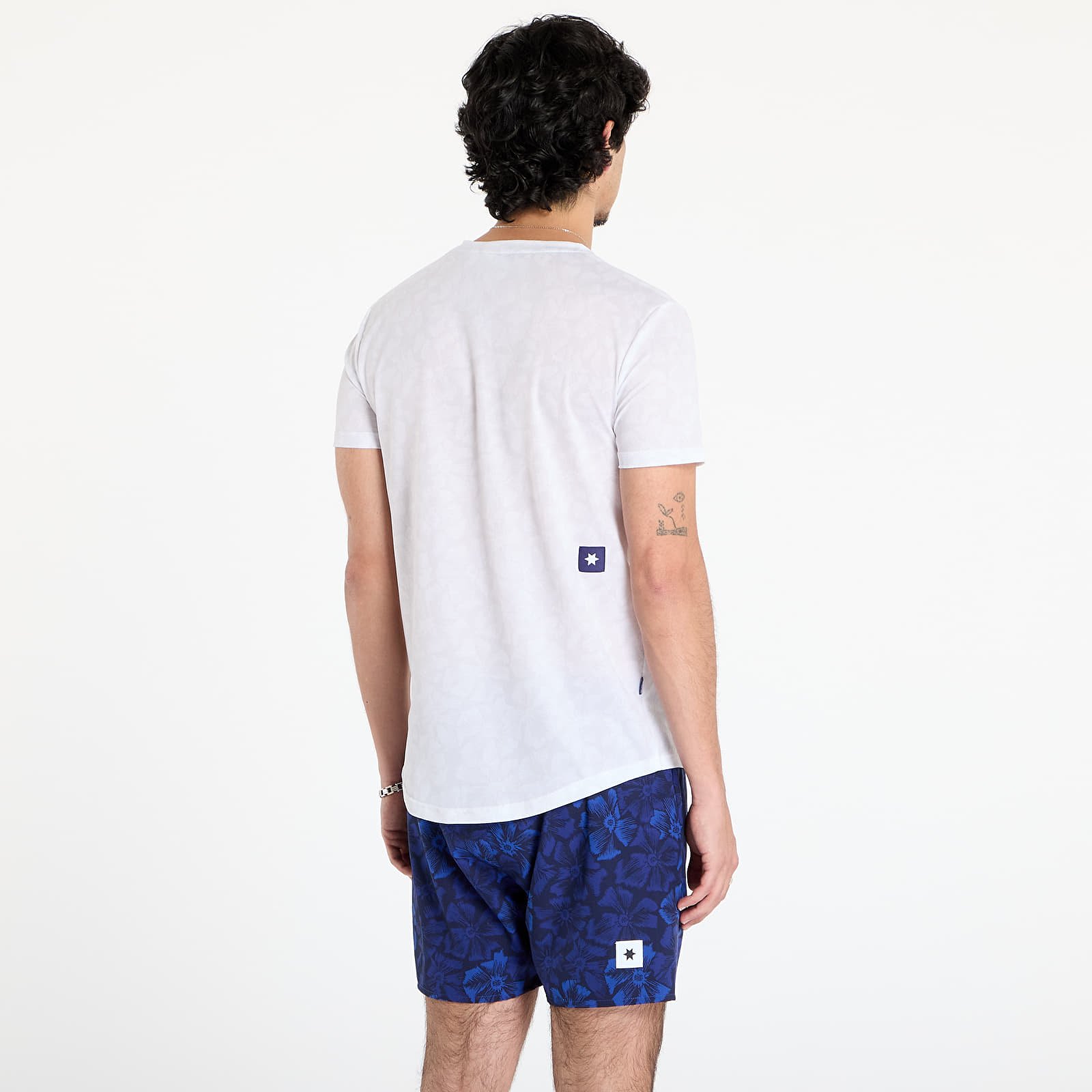 Pólók SAYSKY Flower Combat T-Shirt White AOP