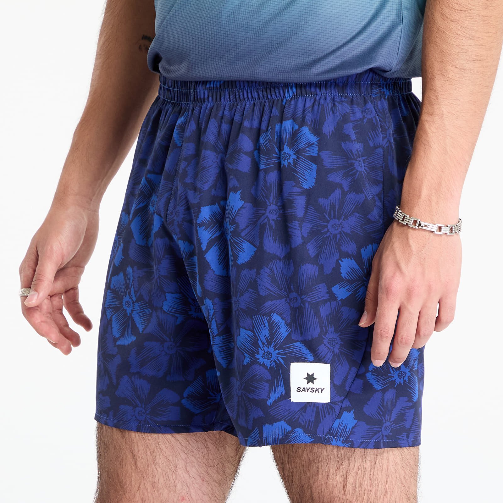 Rövidnadrágok SAYSKY Flower Pace Shorts 5'' Blue AOP