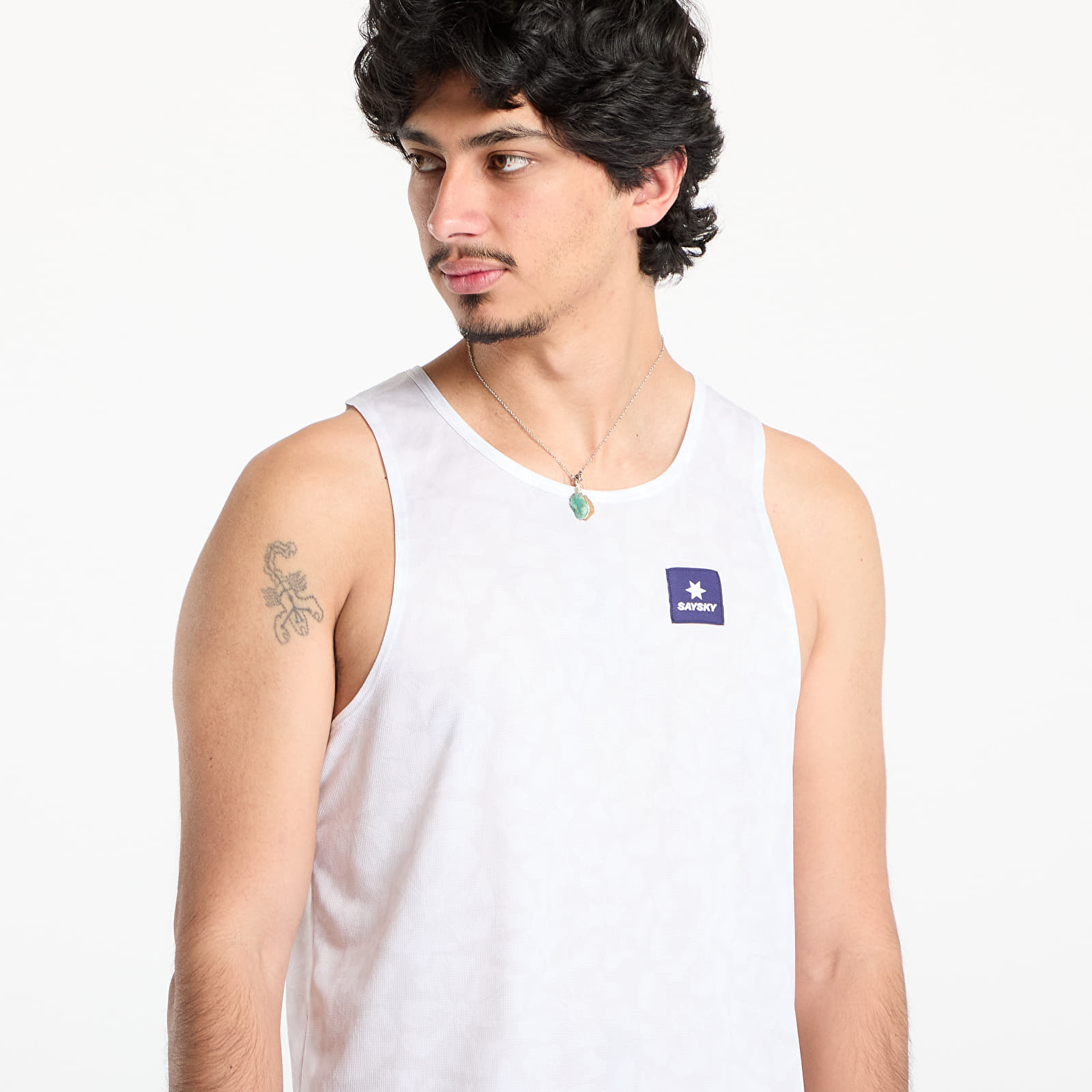 Vestid SAYSKY Flower Combat Singlet White AOP