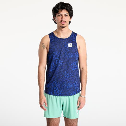 Tank top SAYSKY Flower Combat Singlet Blue AOP