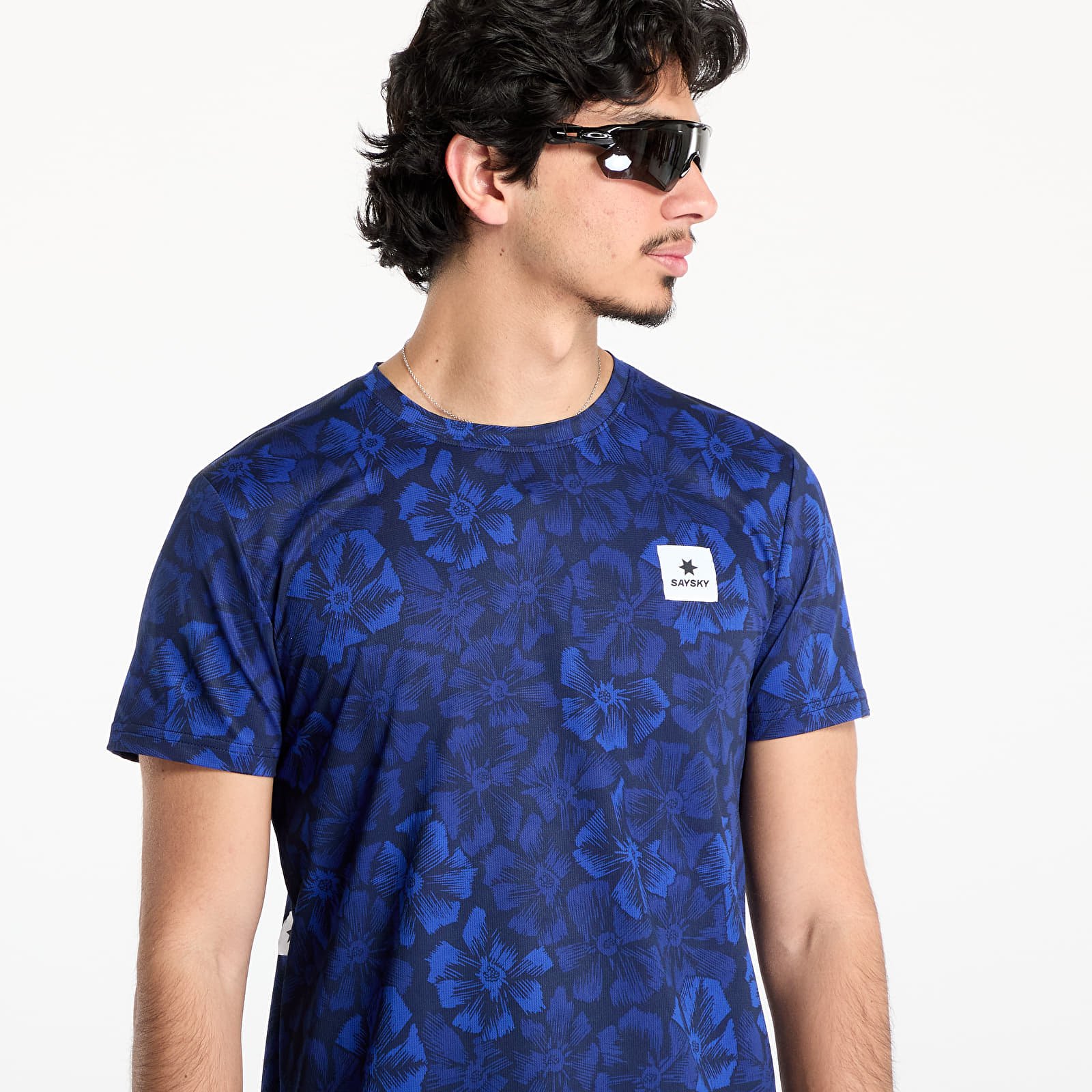 T-särgid SAYSKY Flower Combat T-Shirt Blue AOP