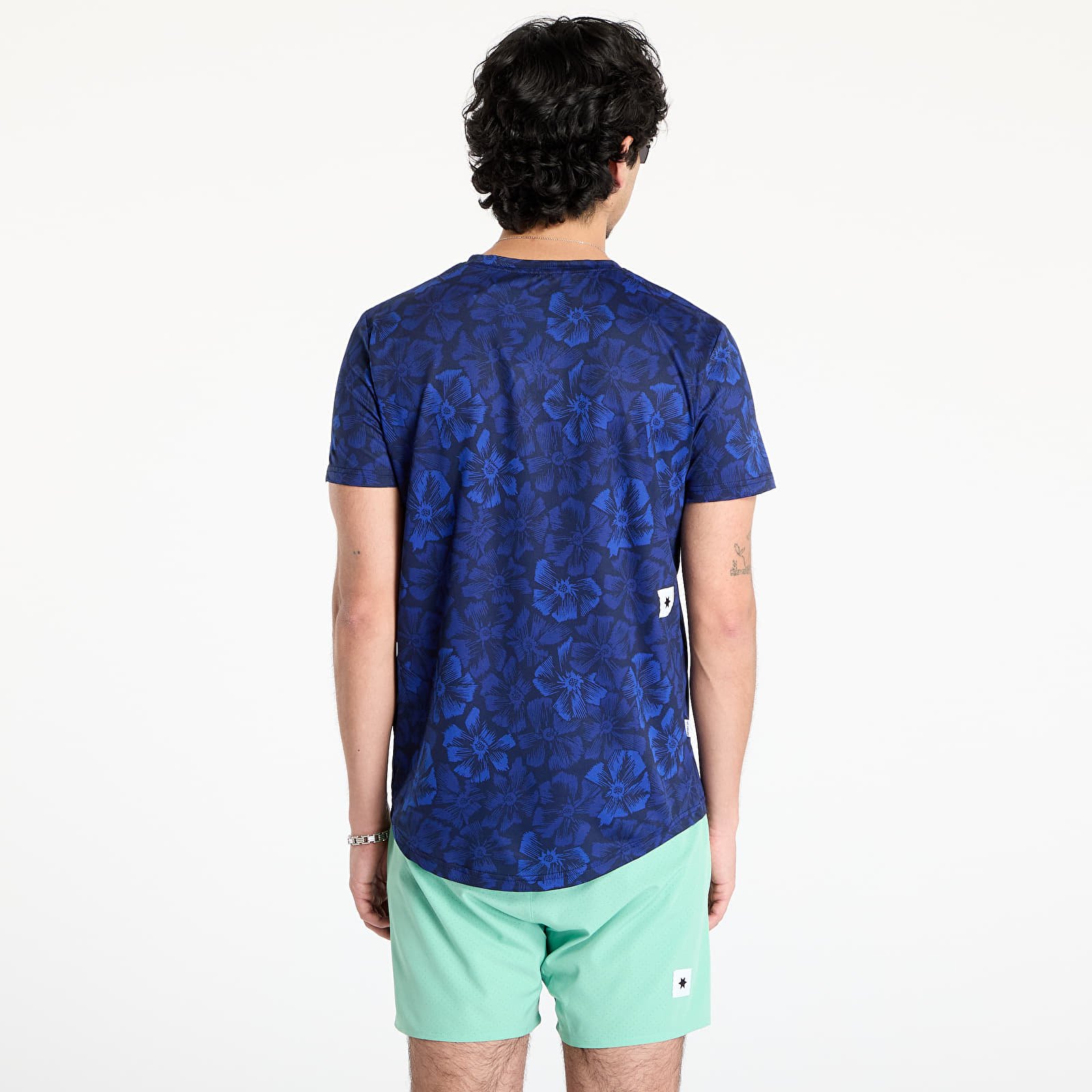 T-särgid SAYSKY Flower Combat T-Shirt Blue AOP