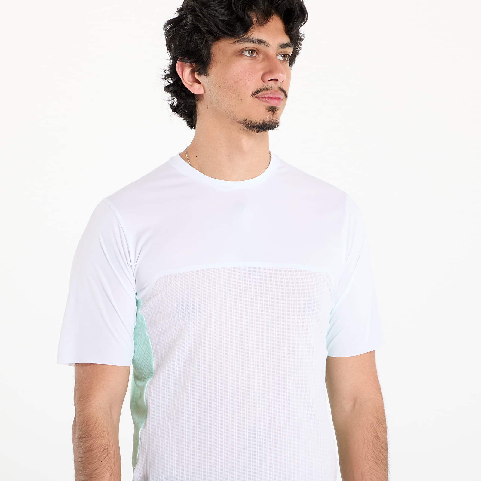 Pólók SOAR Men's Hot Weather T-Shirt White/ Green