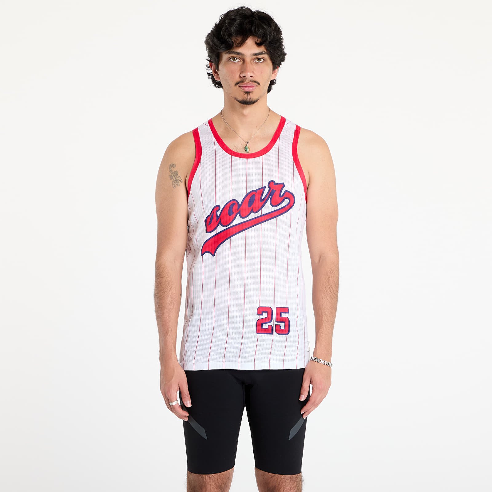 Tank top SOAR Men's American Race Vest White/ Red S