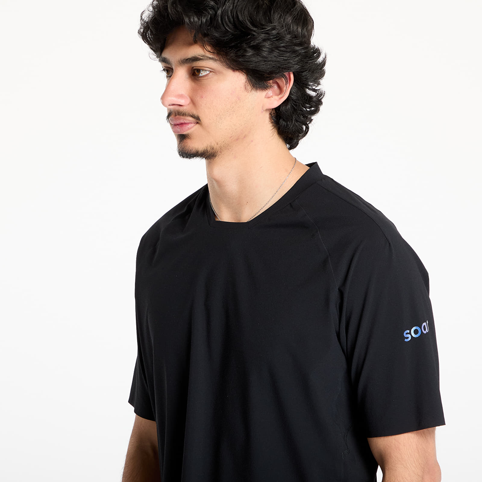 Pólók SOAR Men's Advanced Tech T-Shirt Black