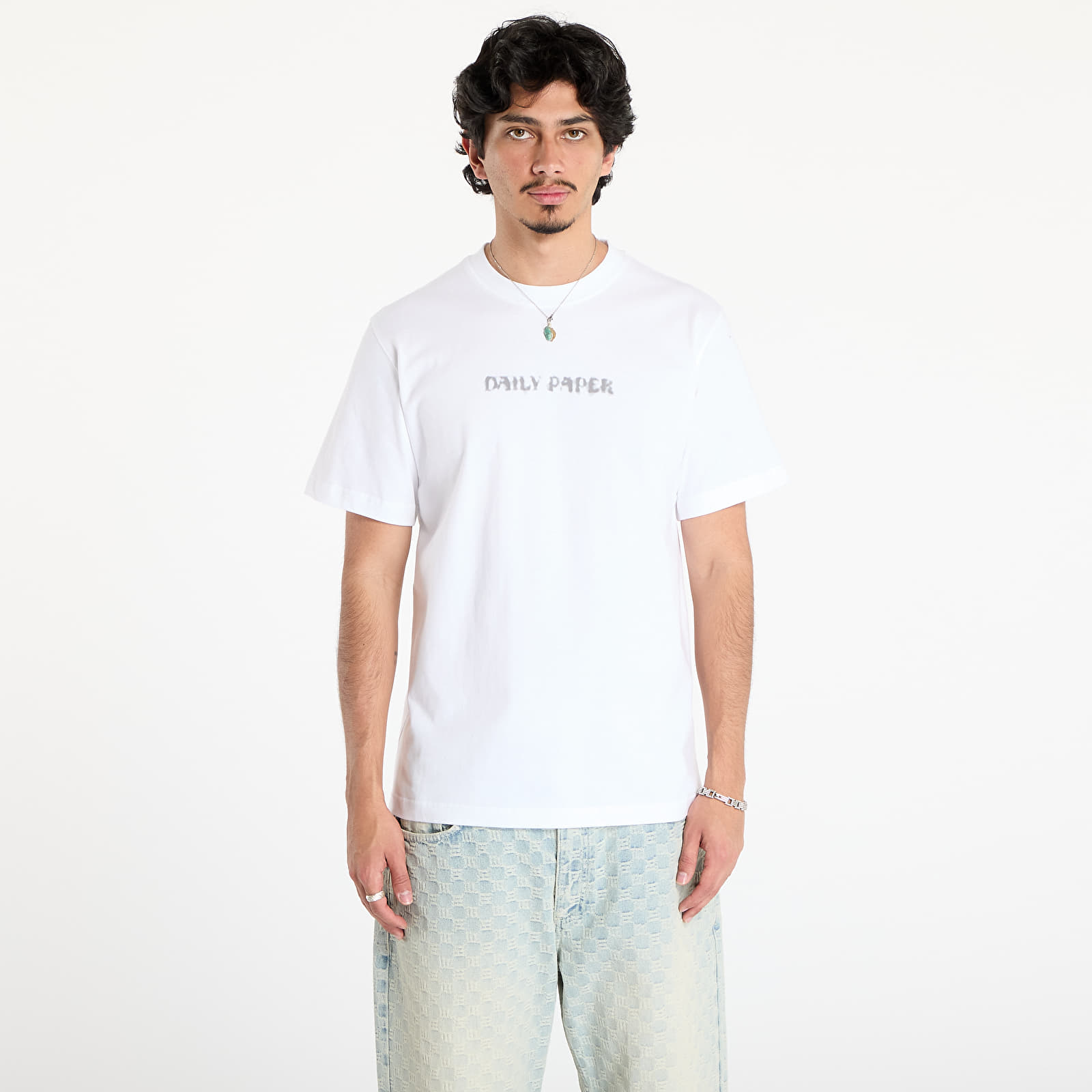 Pólók Daily Paper Shield Focus T-Shirt UNISEX White