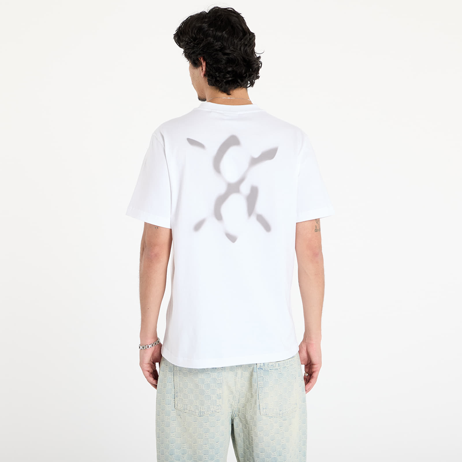Pólók Daily Paper Shield Focus T-Shirt UNISEX White
