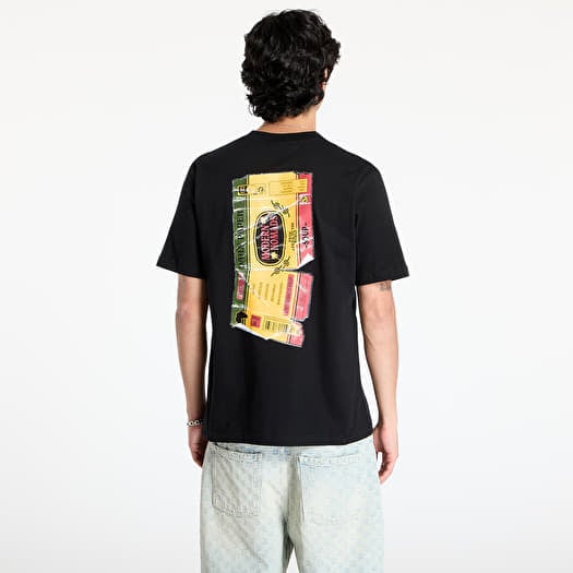 VIP【関税送料無料】希少 DAILY PAPER BLACK COTTON T-SHIRT Daily Paper Craft T-Shirt Black