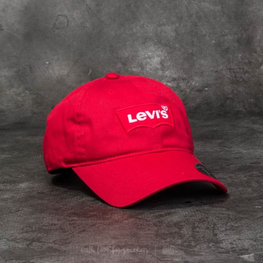 Caps Levi s Big Batwing Flex Fit Cap Red Footshop