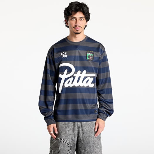 Jersey Patta Striped Longsleeve Football Jersey UNISEX Forged Iron