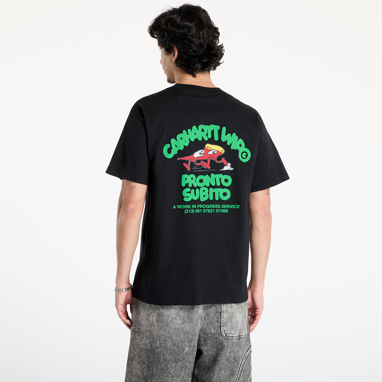 T-särgid Carhartt WIP Short Sleeve Pronto T-Shirt UNISEX Black