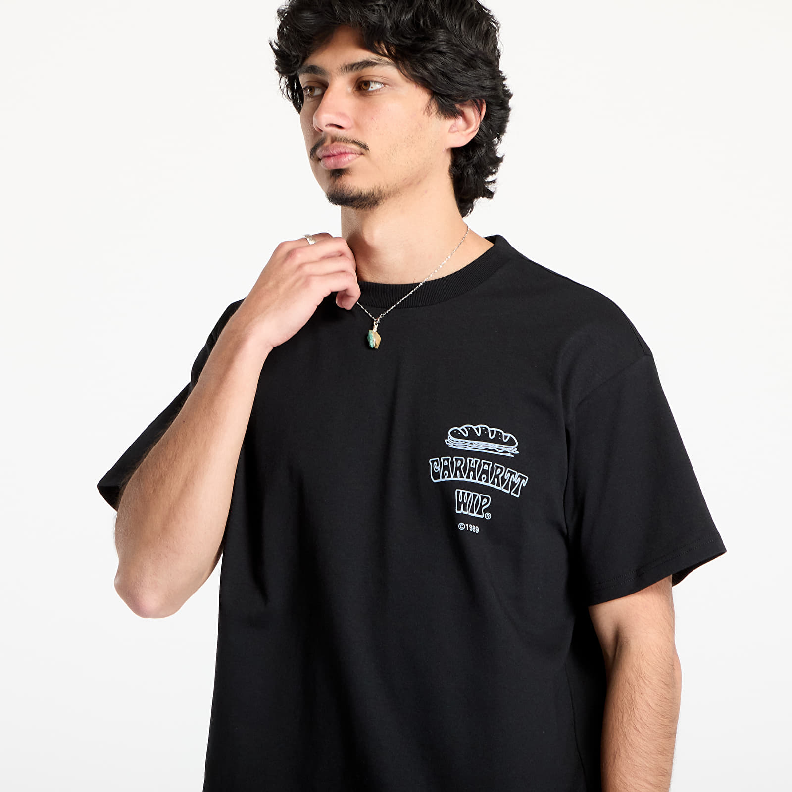 T-shirts Carhartt WIP Short Sleeve Sandwich T-Shirt UNISEX Black