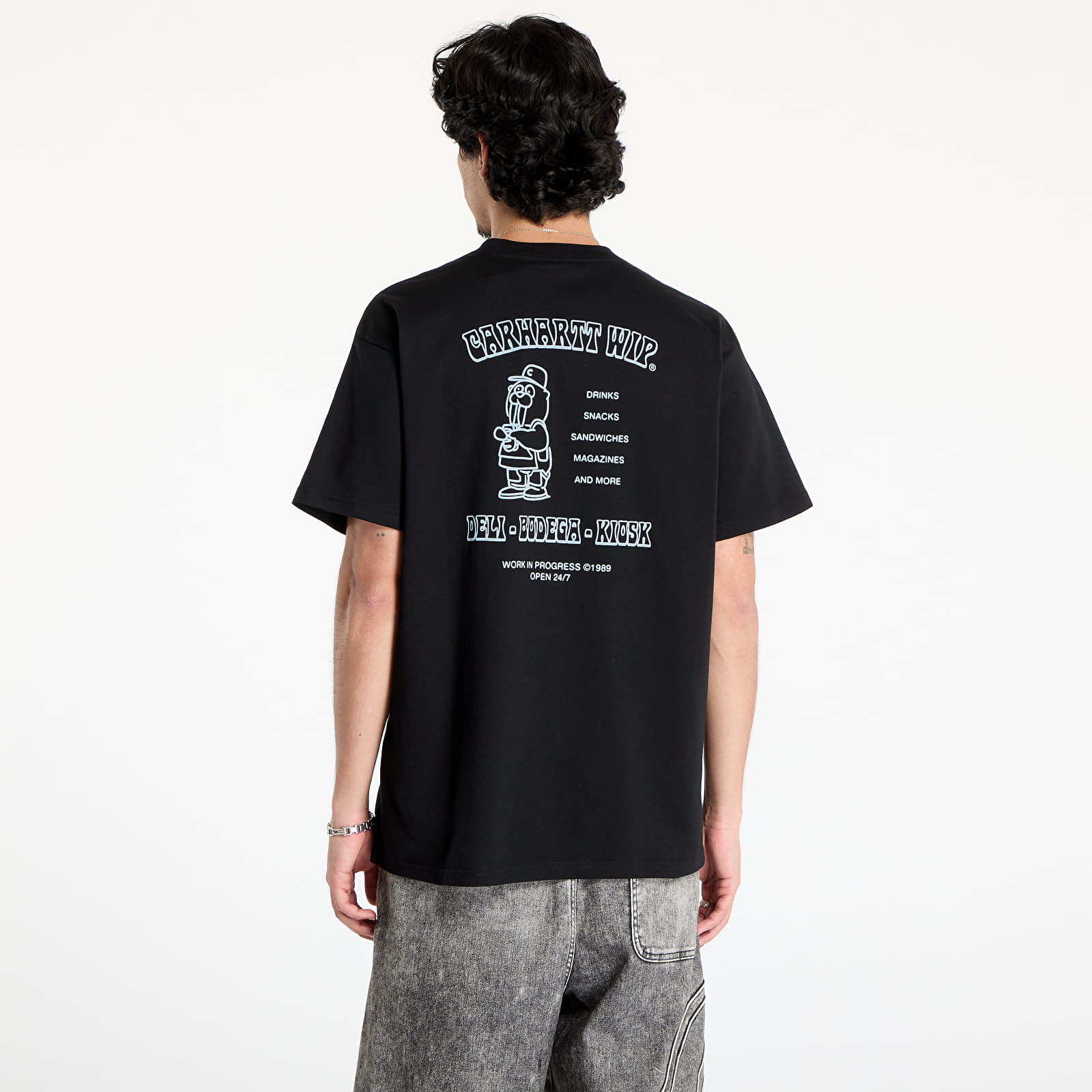 T-shirts Carhartt WIP Short Sleeve Sandwich T-Shirt UNISEX Black