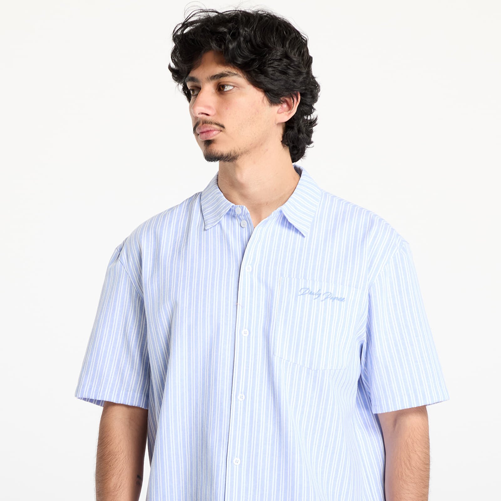 Krekli Daily Paper Stripe Short Sleeve Shirt UNISEX Stripe