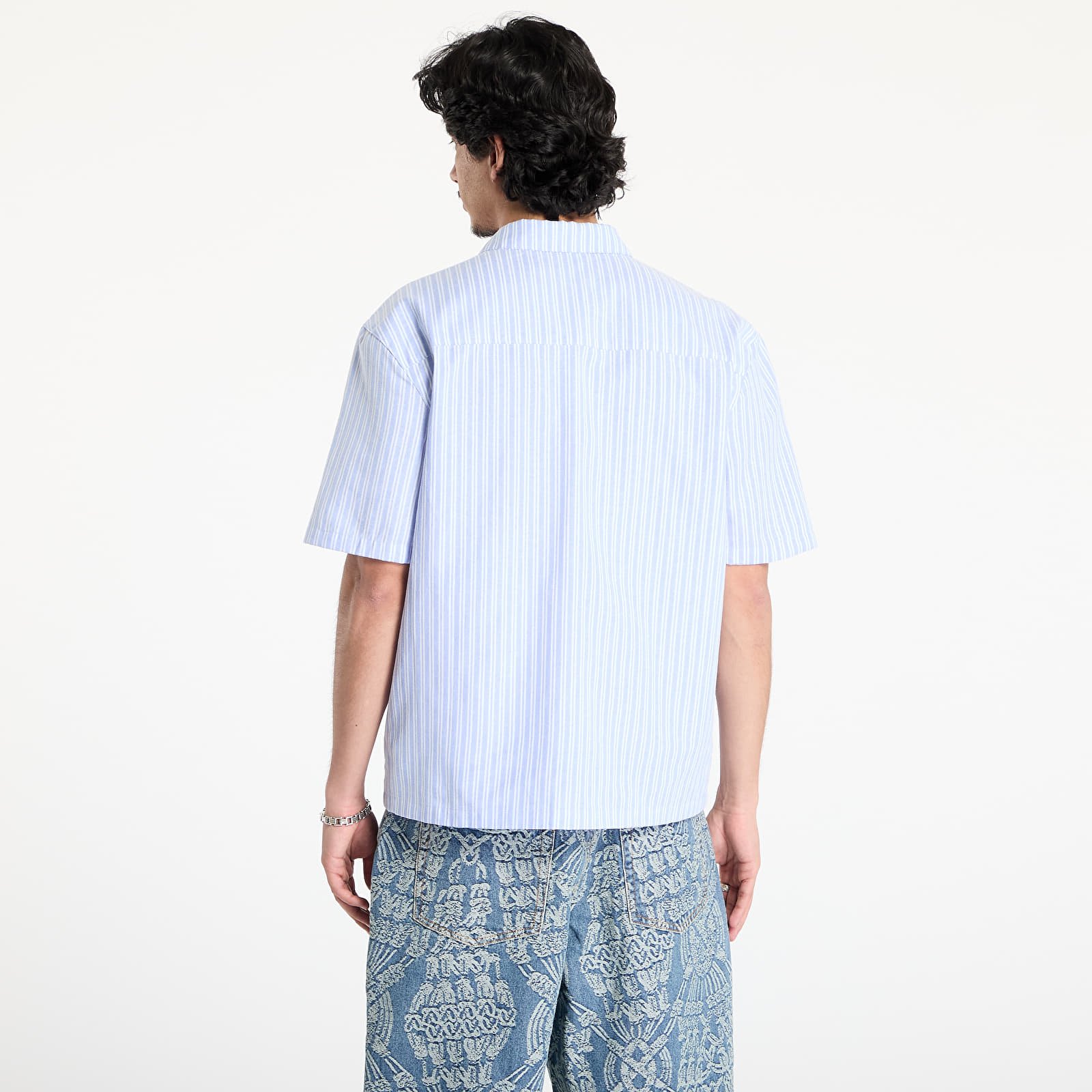 Krekli Daily Paper Stripe Short Sleeve Shirt UNISEX Stripe