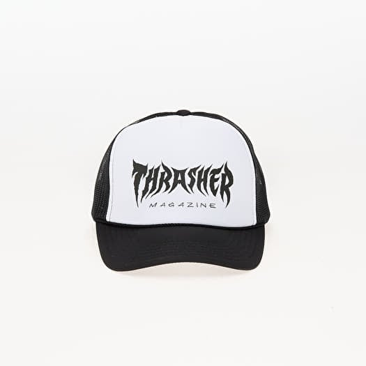 Cap Thrasher Metal Trucker Snapback Cap Black/ White/ Black