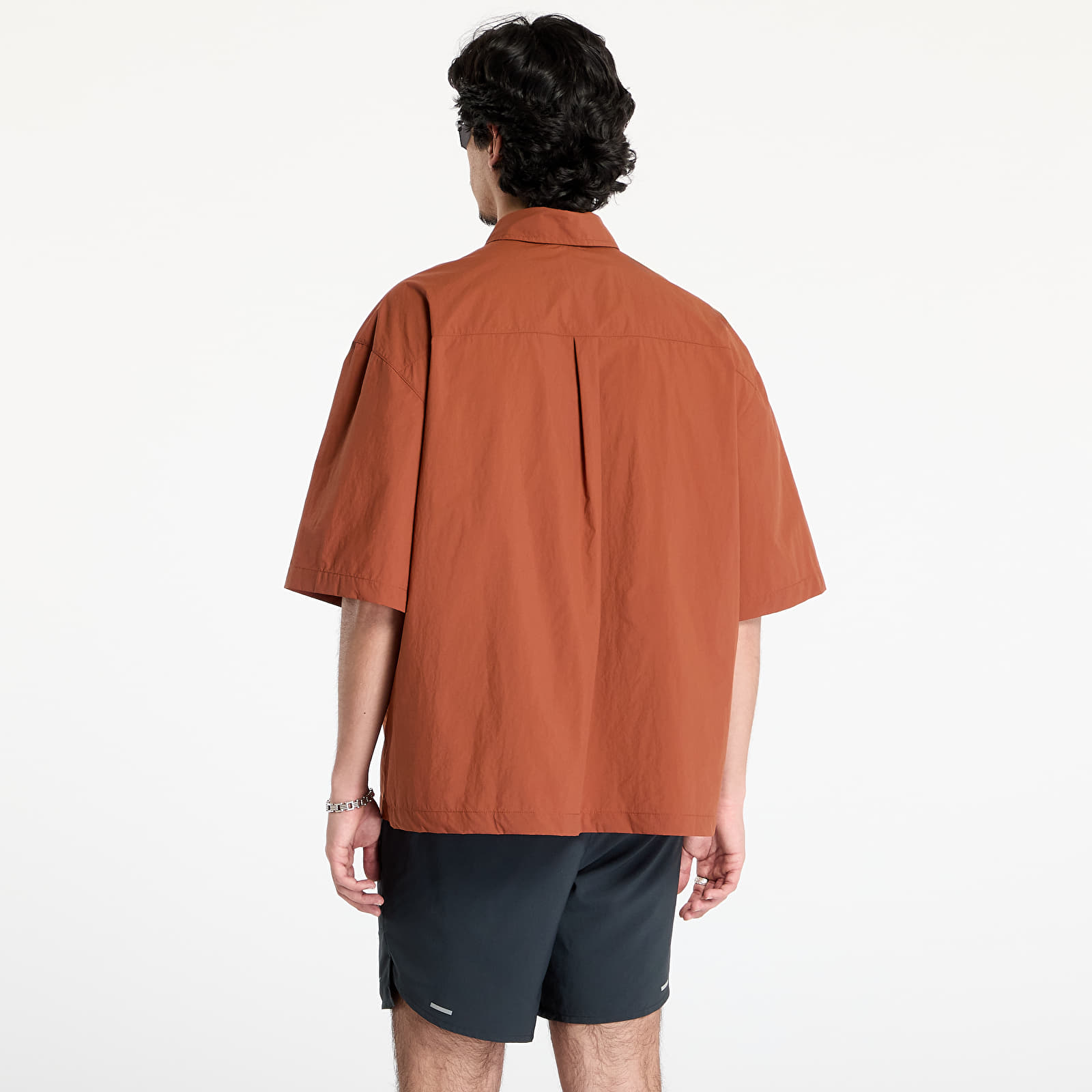Shirts Nike ACG "Orb Weaver" UV Repel Short-Sleeve Shirt Cinnamon/ Picante Red/ Summit White