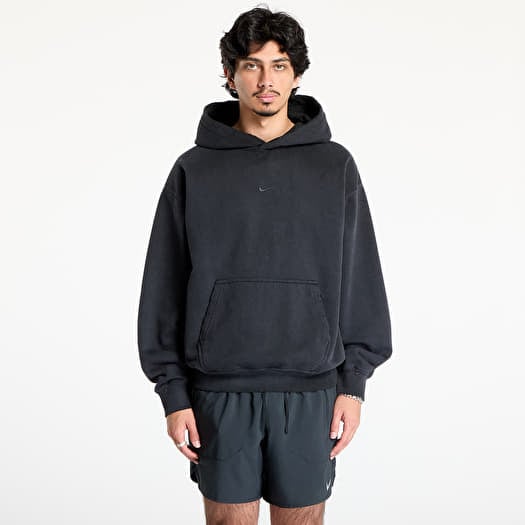 Nike Solo Swoosh Men's French Terry Pullover Hoodie Black/ Black