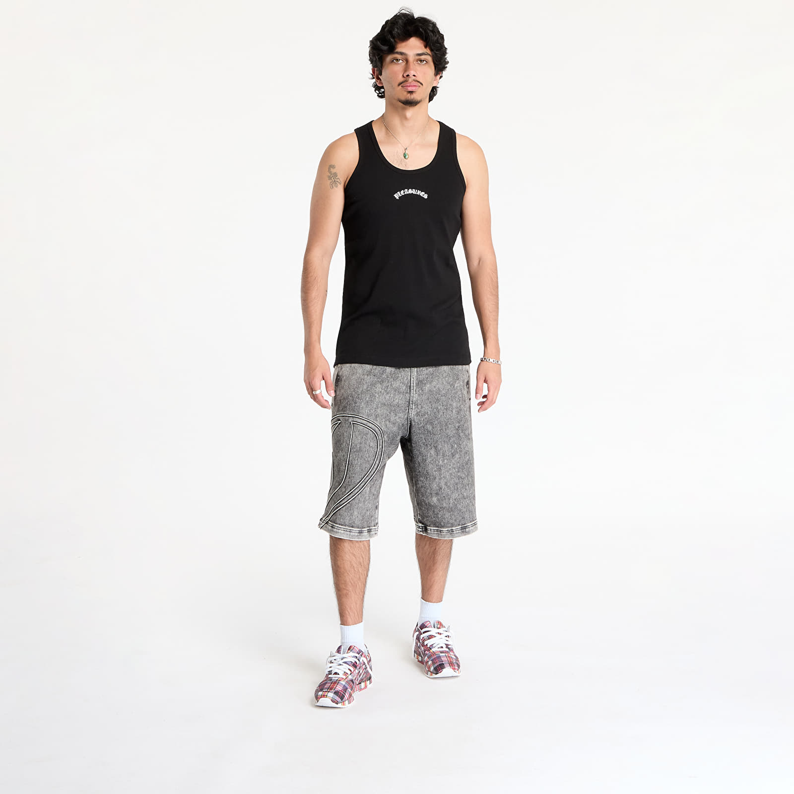 Koszulki na ramiączkach PLEASURES Standard Tank Top 2 Pack Black/  White