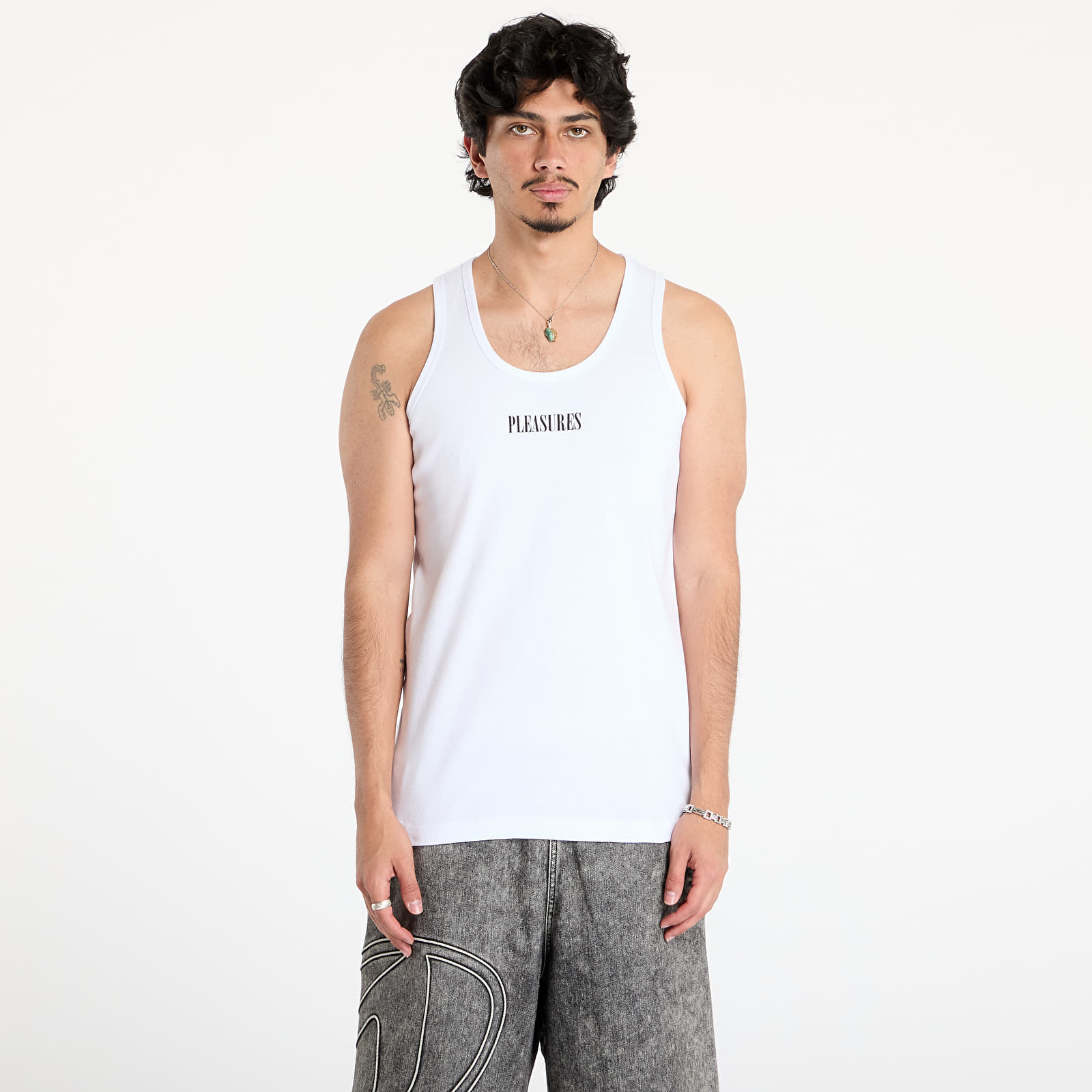 Koszulki na ramiączkach PLEASURES Standard Tank Top 2 Pack Black/  White