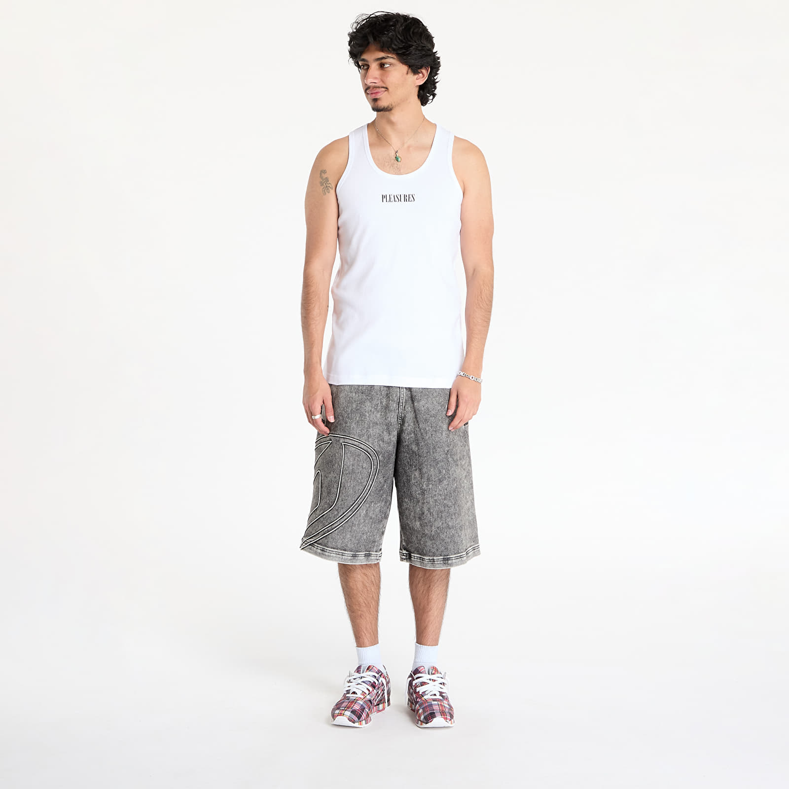 Koszulki na ramiączkach PLEASURES Standard Tank Top 2 Pack Black/  White