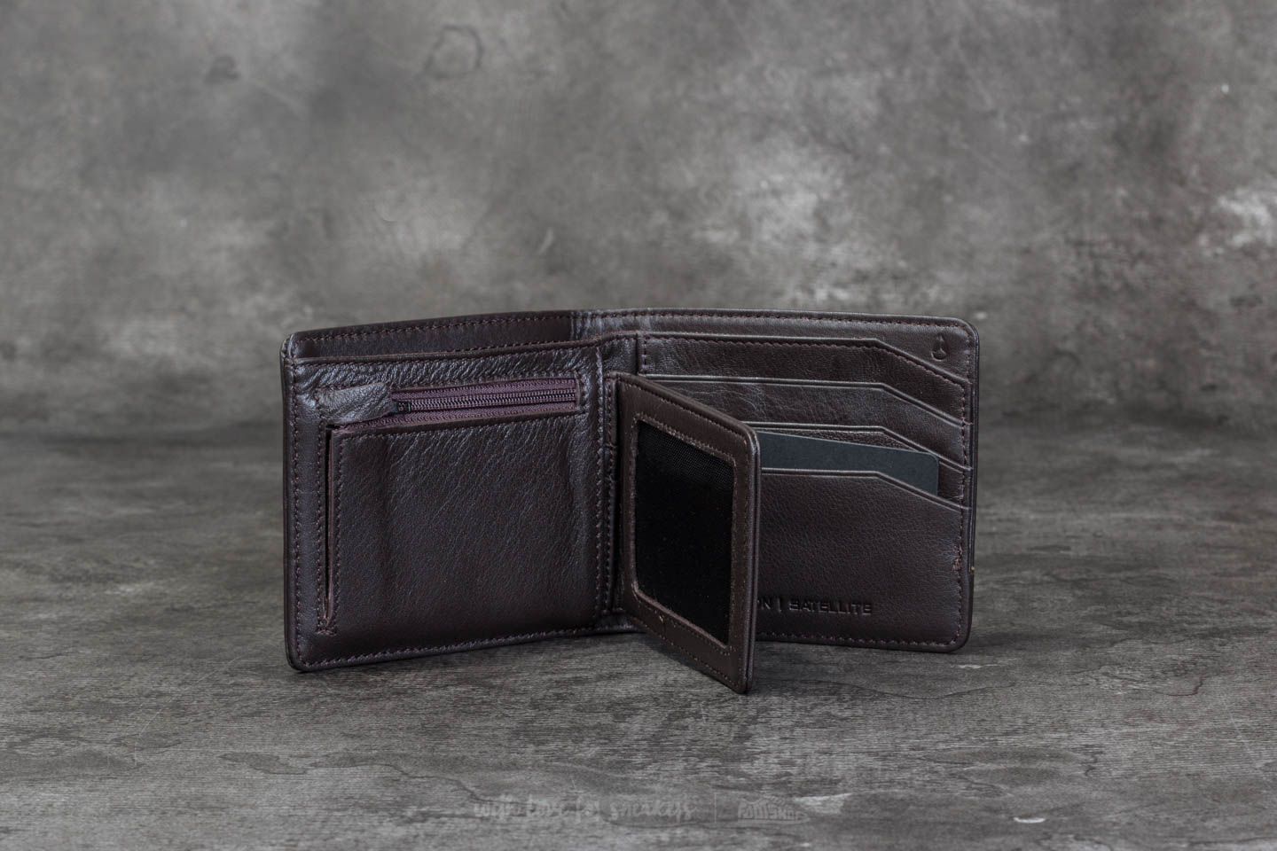 Geldbörsen Nixon Satellite Big Bill Bi-Fold Wallet Brown