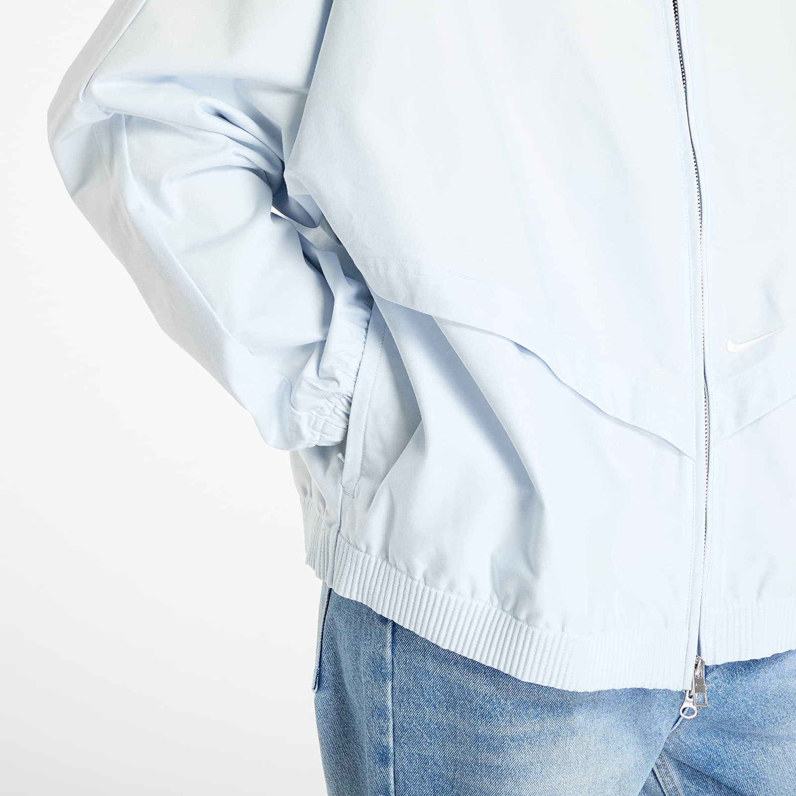 Sieviešu jakas Nike Sportswear Collection Women's Oversized Windrunner Twill Jacket Blue Tint/ Blue Tint/ Sail