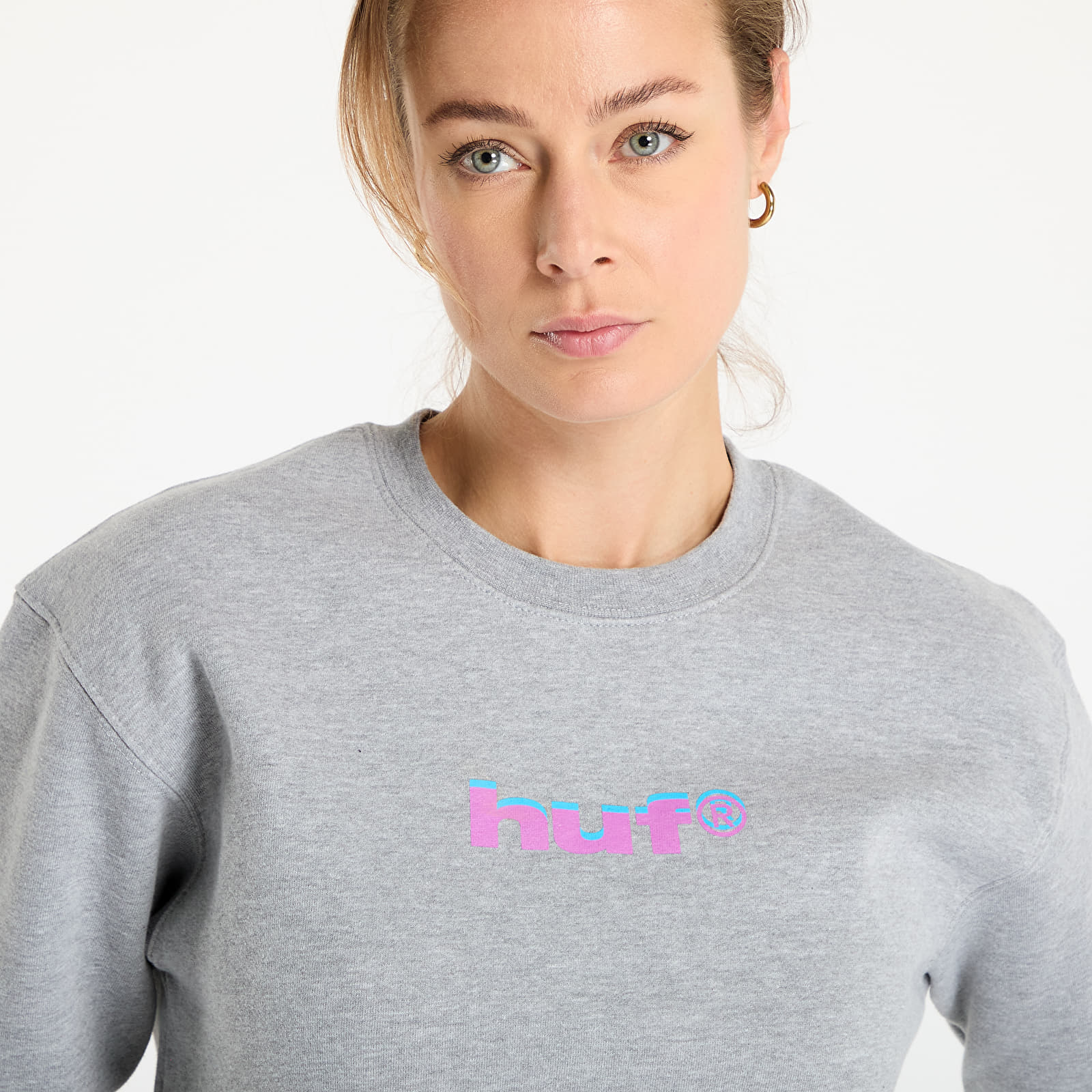 Sudaderas HUF Unsung Crew Grey Heather