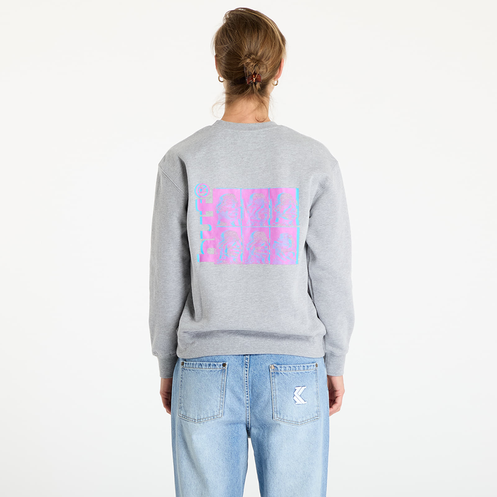 Sudaderas HUF Unsung Crew Grey Heather