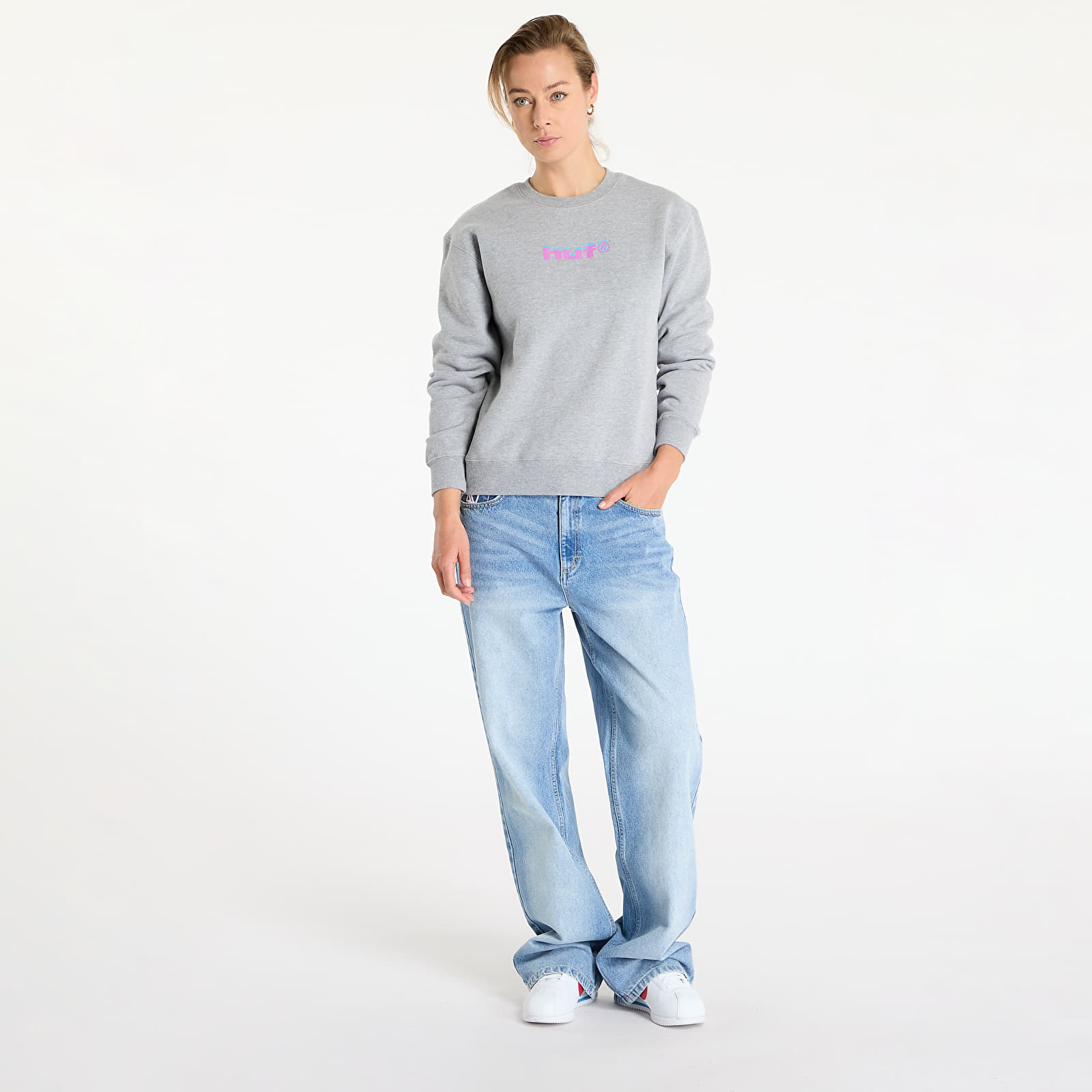 Sudaderas HUF Unsung Crew Grey Heather